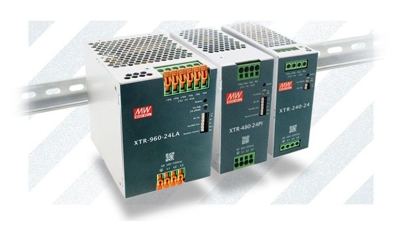 Porównanie nowych serii zasilaczy na szynę DIN XDR, XDR-E i XTR