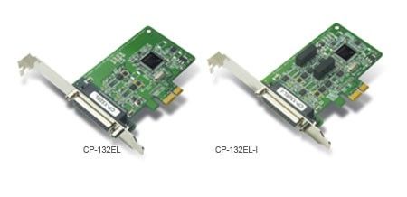 CP-132EL/EL-I MOXA - 2-port RS-422/485 PCI Express boards with