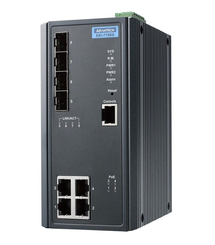 Eki-7708g-4fi. Advantech Eki-7706g-2f-AE. Преобразователь Eki. Коммутатор l2.