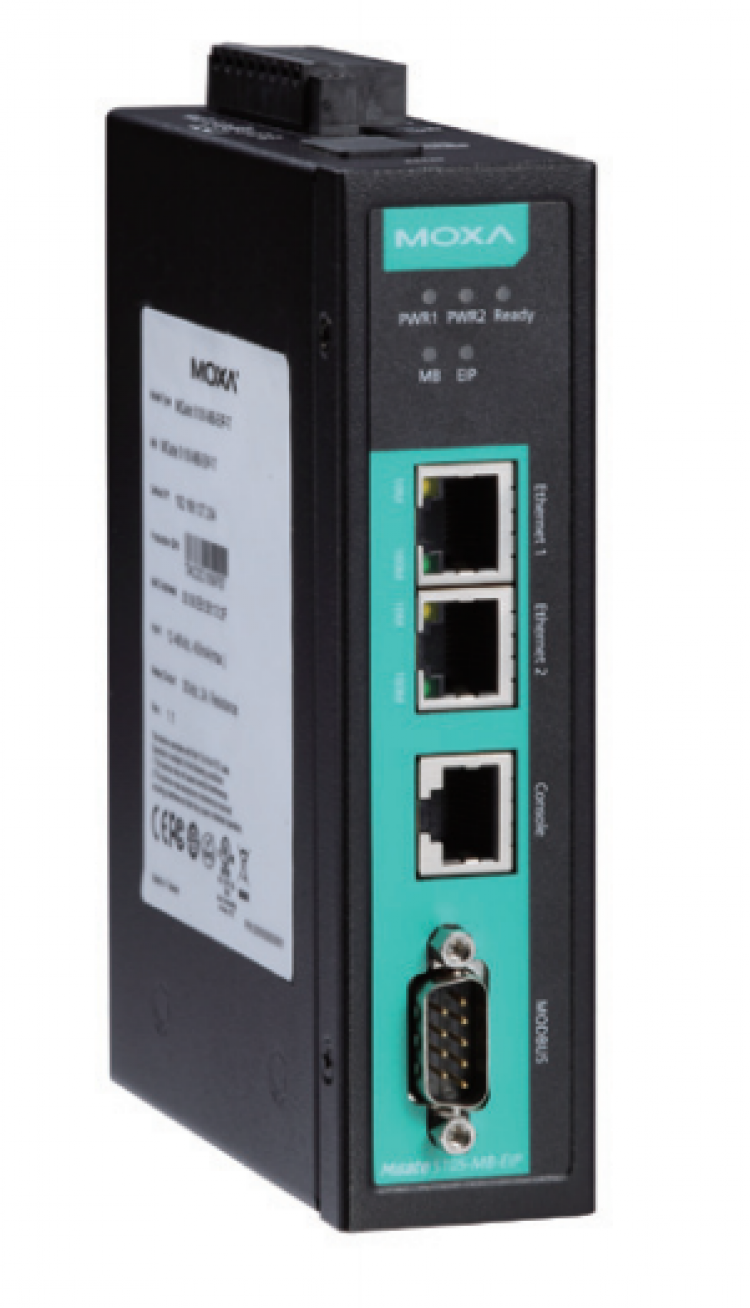 MGate 5109 MOXA - 1-port Modbus RTU/ASCII/TCP-to-DNP3 serial/TCP